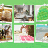 Coconut Cream Collection - A Blend of Luxury and Nature Coconut Cream fragrance product collage featuring soap sponges, shea butter, fragrance oils, and soothing bath products.
