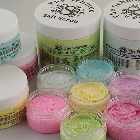 Sustainable Packaging 11 salt scrubs main pic group
