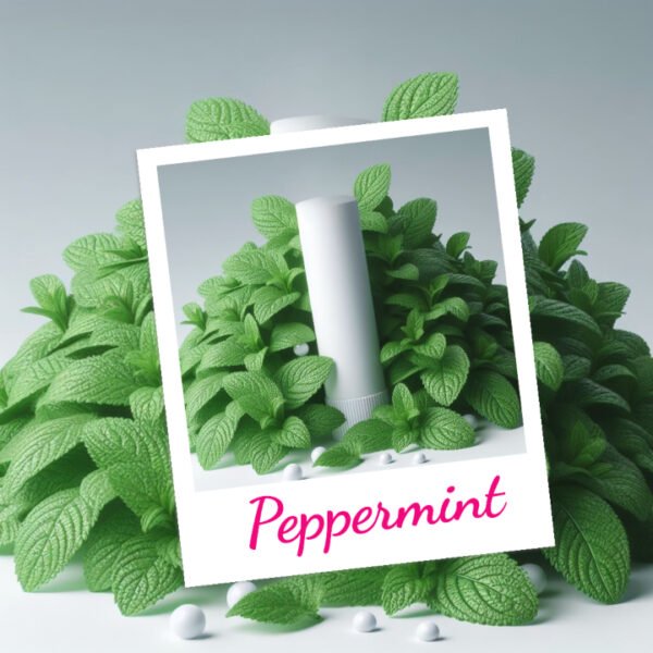 Peppermint collage lip balm