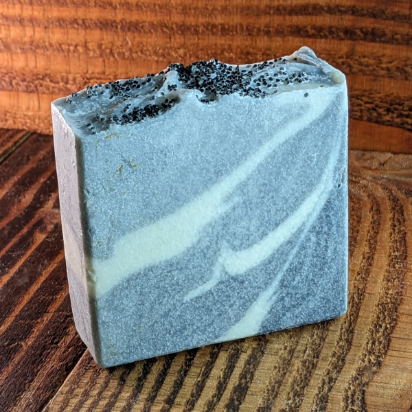 Cold Process Sea Salt Soap Lemon Charcoal 1