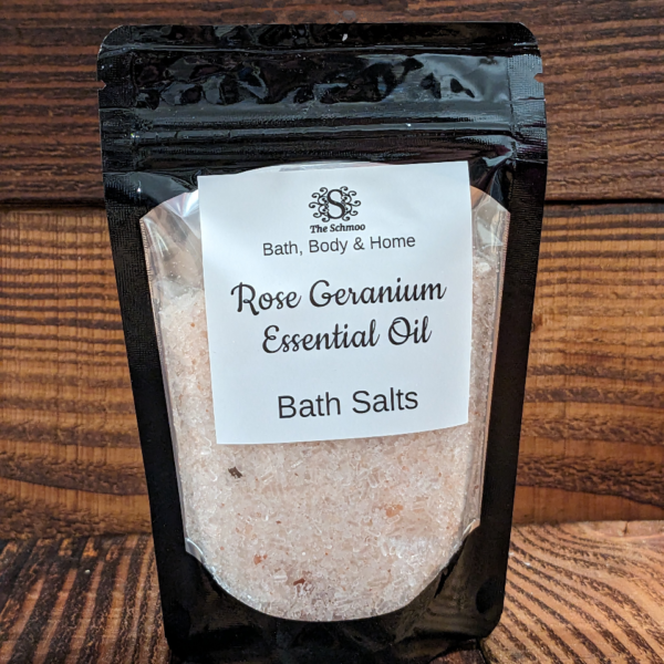 Rose Geranium- Bath Salt- Essential Oil - Image 2