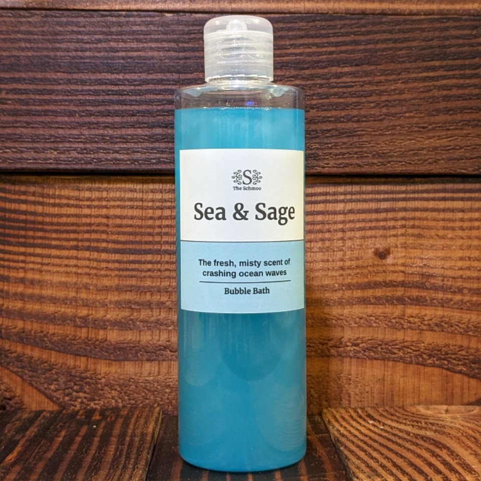 Sea & Sage Bubble Bath Liquid The Schmoo