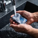 in victory soap male hand washing in victory soap male hand washing