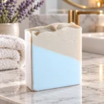 Lavender & Sea Salt Cold Process Soap Bar 8 Lavender & Sea Salt Cold Process Soap Bar - Thumbnail Image 4