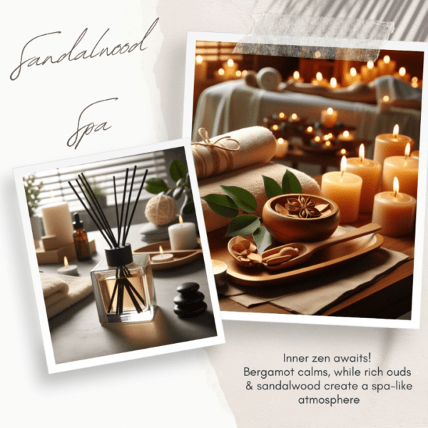 Sandalwood Spa- Reed Diffuser