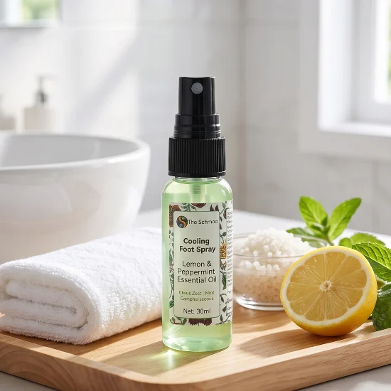 lemon Peppermint foot spray bathroom zen