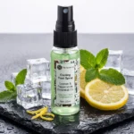 lemon Peppermint foot spray on slate