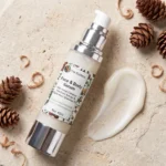 serum cedarwood flatlay limestone tile serum cedarwood flatlay limestone tile
