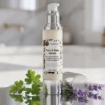 serum lavender on mirror