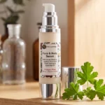 serum rose Geranium on shelf