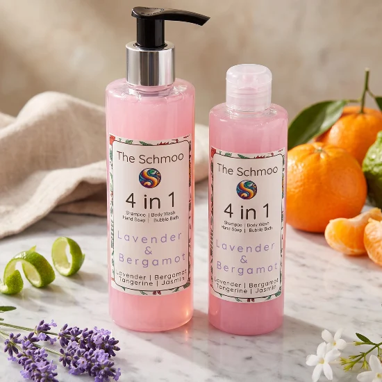 Lavender & Bergamot 4-in-1 Liquid Soap