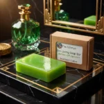 bamboo peppermint soap bar flapper style