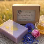 bee happy soap on picnic table (1) bee happy soap on picnic table 1