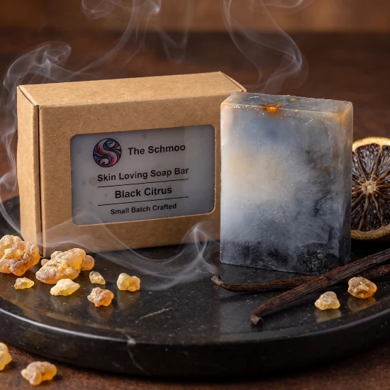 black citrus soap bar smoky effect black citrus soap bar smoky effect