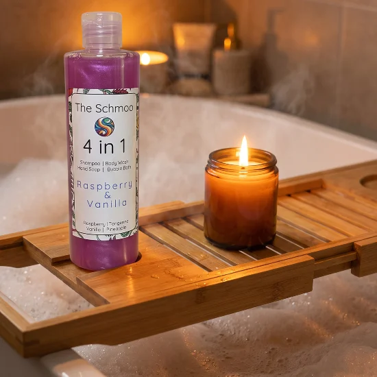 black rasp Vanilla 4 n 1 over bath