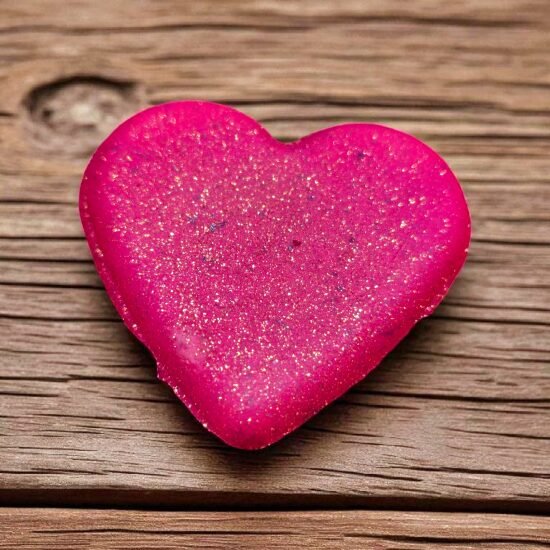 Fall in love! Sparkly Heart Bath Bomb – In captivating Wake up Buttercup Scent 1 Fall in love! Sparkly Heart Bath Bomb – In captivating Wake up Buttercup Scent