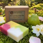 pear & Freesia moss scene pear Freesia moss scene