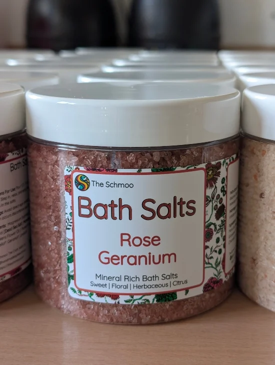 Moroccan Red Clay & Rose Geranium Bath Salts 800g | Ultimate Mineral-Rich Soak 4 Moroccan Red Clay & Rose Geranium Bath Salts 800g | Ultimate Mineral-Rich Soak - Image 4