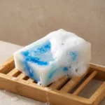 sea breeze soap bar on bamboo drainer sea breeze soap bar on bamboo drainer