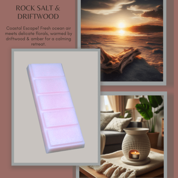 Rocksalt & Driftwood- Wax Melt