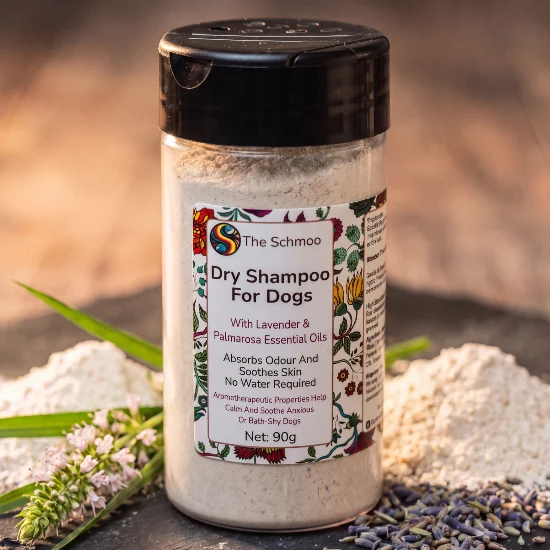 All-Natural Dry Shampoo For Dogs – Lavender & Palmarosa