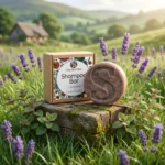 shampoo in field with lavender andnpatchoili shampoo in field with lavender andnpatchoili