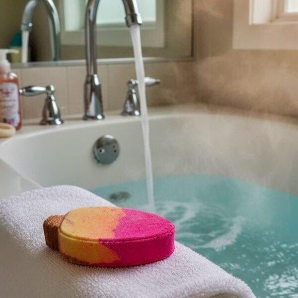 #1 Christmas Light Bath Bomb| A festively delightful Christmas Cookie Scent - Image 4