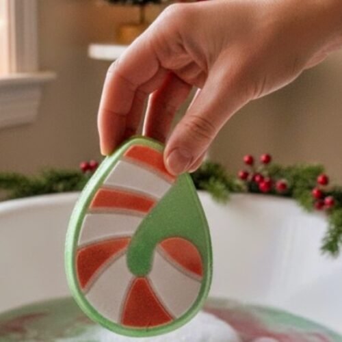 Sweet Candy Cane Bath Bomb