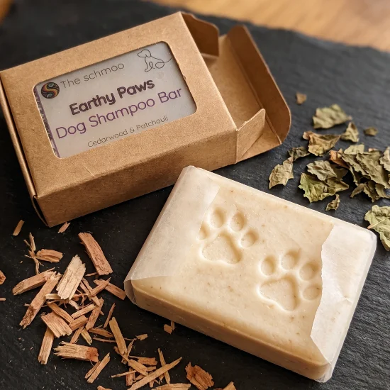 Earthy Paws Dog Shampoo Bar | Soothing Cedarwood & Patchouli Scent