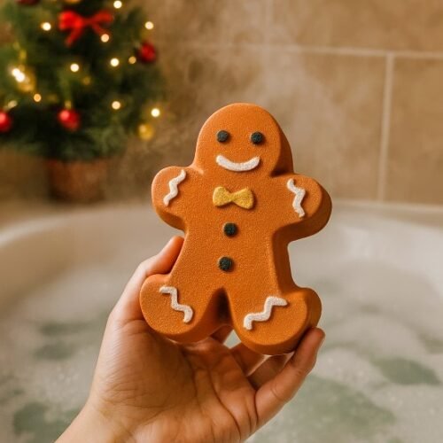 Cosy Gingerbread Man Bath Bomb
