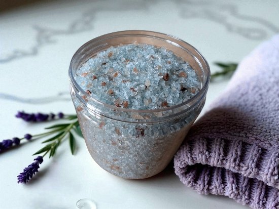 Calming Lavender & Serbian Blue Clay Bath Salts