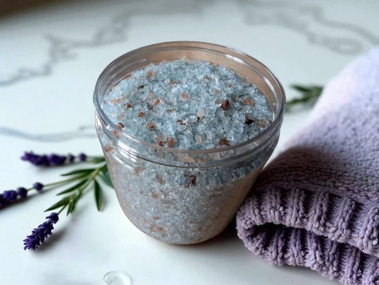 Calming Lavender & Serbian Blue Clay Bath Salts