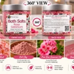 Rose Geranium & Moroccan Lava Clay Bath Salts - Thumbnail Image 4