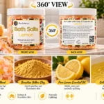Brightening Lemon & Brazilian Yellow Clay Bath Salts 16 Brightening Lemon & Brazilian Yellow Clay Bath Salts - Thumbnail Image 7