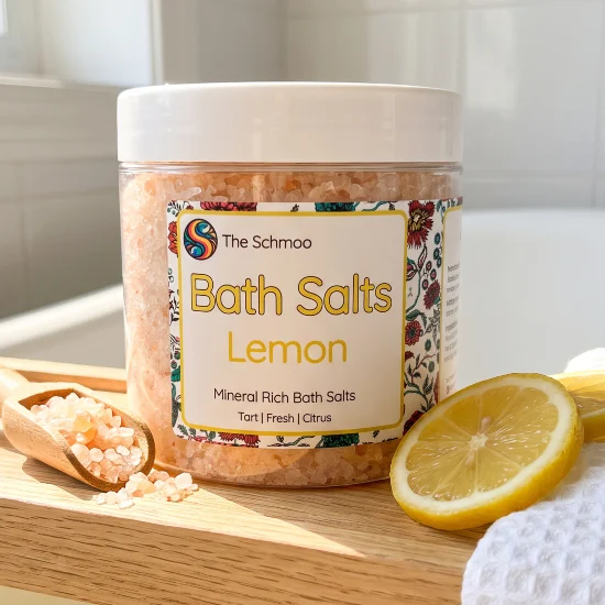 bath salts lemon over bath