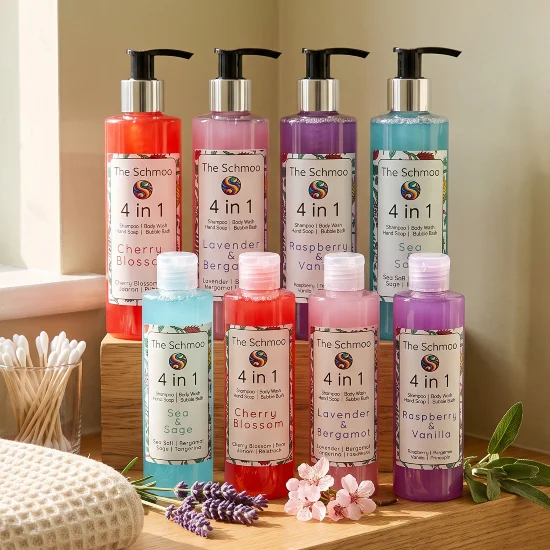 Luxury Bath, Body & Home Fragrances - The Schmoo 1 4-in-1 Liquid Soap