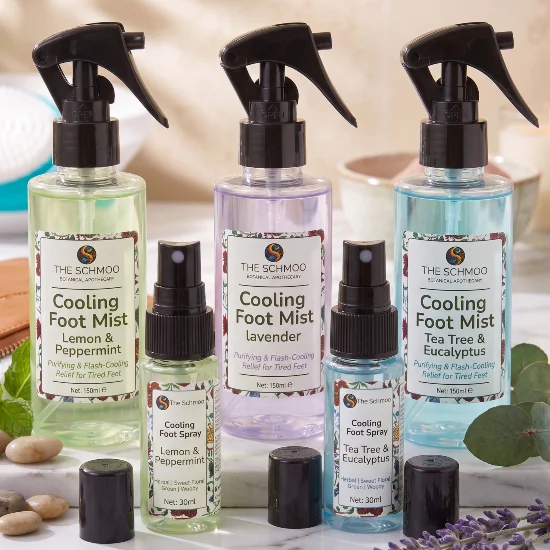 Luxury Bath, Body & Home Fragrances - The Schmoo 17 Cooling & Deodorising Foot Spray