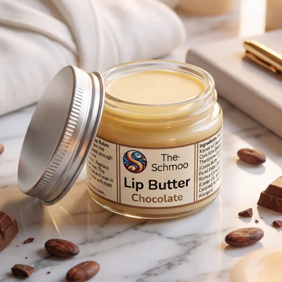 lip butter chocolate jar